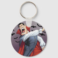 Funny Cartoon Vampire with Bats by Al Rio