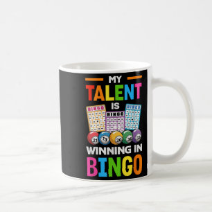 Funny Casino Equipment For Bingo Player Men Women Coffee Mug