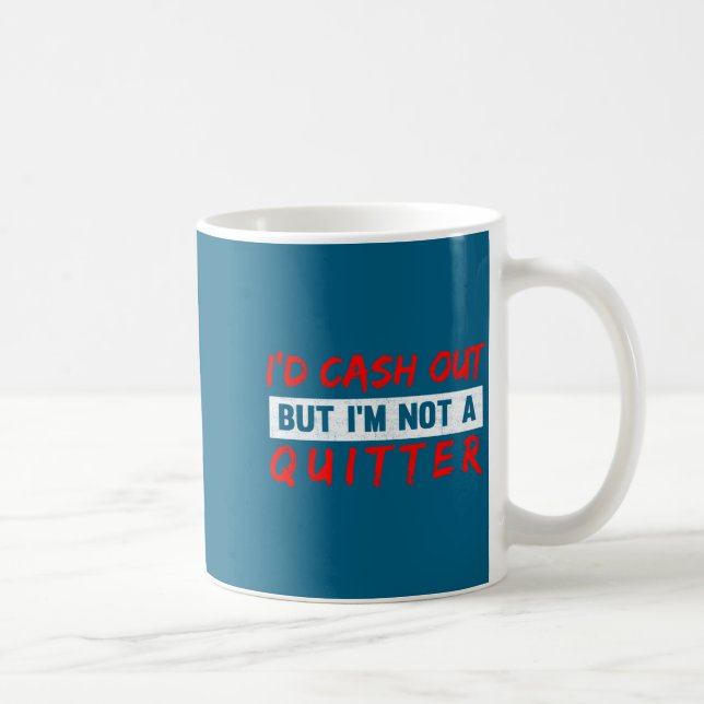 Funny Casino Gambling Lover Gambler  Coffee Mug (Right)