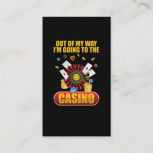 Funny Casino Gambling Poker Lover Business Card