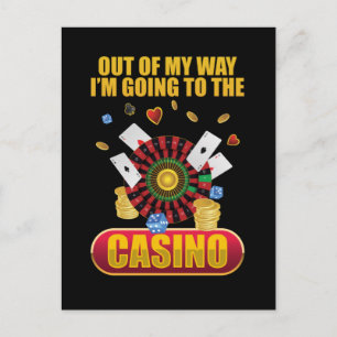 Funny Casino Gambling Poker Lover Postcard