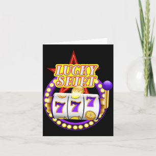 Funny Casino Slot Machine Jackt Lucky  Card