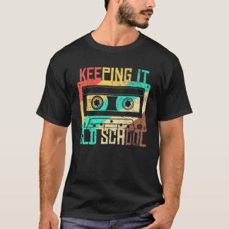 Funny Cassette Mixtape Retro Music 80S And 90S Hip T-Shirt