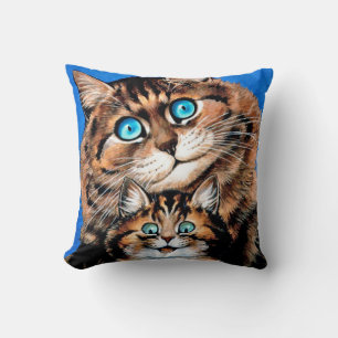 Funny Cat and Kitten, Louis Wain Cushion