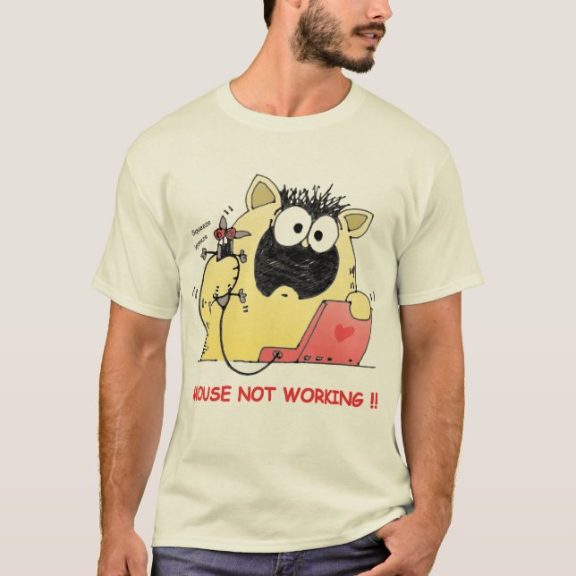 Funny Cat and Mouse T Shirt (Front)