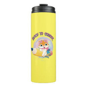 Funny Cat Back To School Thermal Tumbler