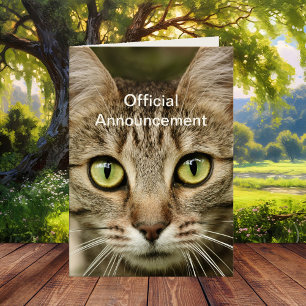 Funny Cat Best Dad Fathers Day Card