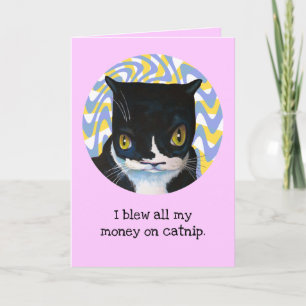 Funny Cat Birthday Card