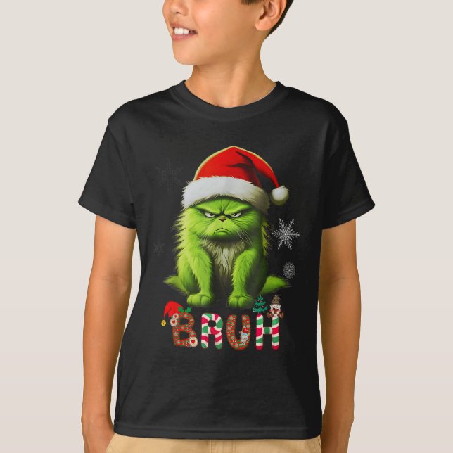 Funny Cat Bruh Saying Bro  T-Shirt (Front)