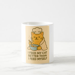 Funny Cat Chef Mug
