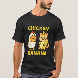 Funny Cat Chicken Banana T-Shirt