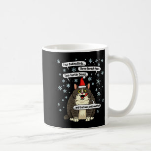 Funny Cat Christmas Carol Meme Merch Santa Hat Kit Coffee Mug