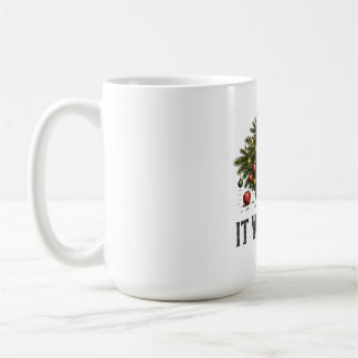Funny Cat Christmas It Wasn't Me Coffee Mug