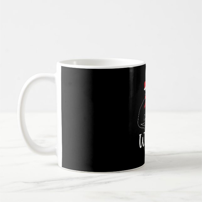 Funny Cat Christmas Tree over Cat What Coffee Mug (Left)