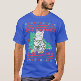 Funny Cat Christmas Tree Ugly Christmas Sweater