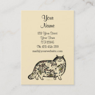 Funny Cat Chubby Card