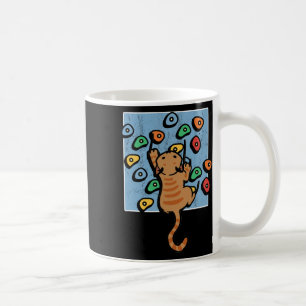 Funny Cat Climber Climbing Wall Bouldering Climb Coffee Mug