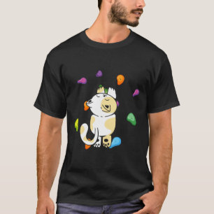 Funny Cat Climber Rock Climbing For Men Women And T-Shirt