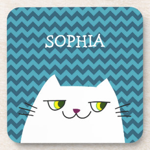 Funny Cat Coaster