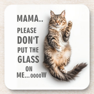 Funny Cat Coasters - Adorable Cat Jokes Coasters