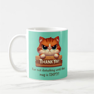 Funny Cat Coffee Mug - Customisable