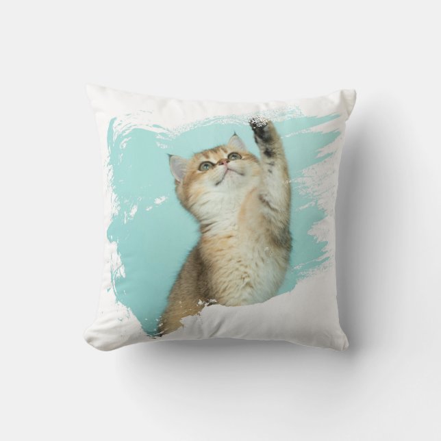 Funny Cat Design Cushion (Front)