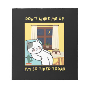 funny cat design for kids- trendy design for fun notepad