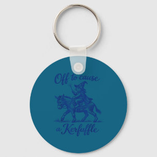 Funny Cat Donkey Bear Graphic Artwork Key Ring