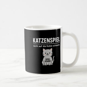 Funny Cat Dont Look Game Over Animal Lover Mum Dad Coffee Mug