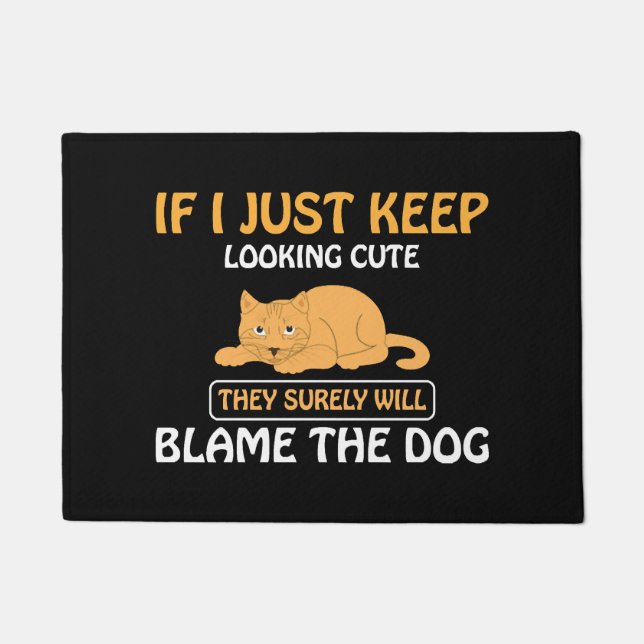 FUNNY CAT                  DOORMAT (Front)