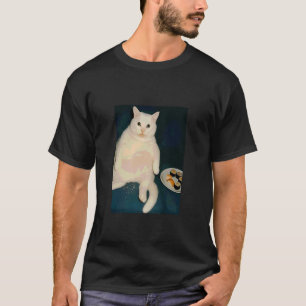 Funny Cat Eating Sushi Meme T-Shirt