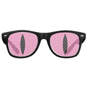 Funny Cat Eyes Glasses (Pink)