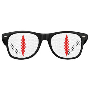 Funny Cat Eyes Glasses (Red Eyes)