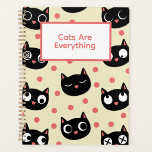 Funny Cat Faces Planner