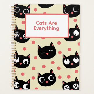 Funny Cat Faces Planner