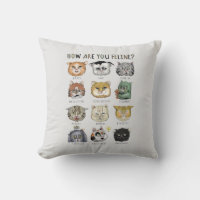Funny Cat Feelings Chart How Are You Feline?