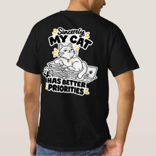 Funny Cat Formal Complaint T-Shirt