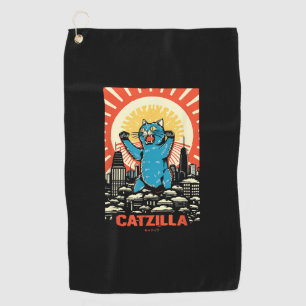 Funny Cat Golf Towel