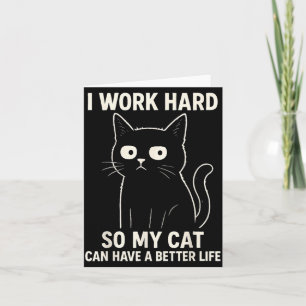 Funny Cat Graphic Tee Men Women Coworker Meme Humo Card