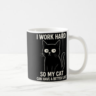 Funny Cat Graphic Tee Men Women Coworker Meme Humo Coffee Mug