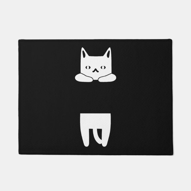 Funny Cat Hang In There Doormat (Front)