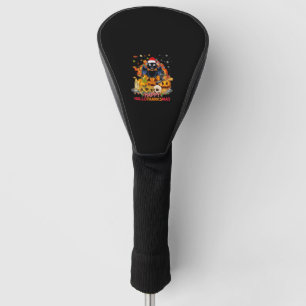Funny Cat Happy Hallothanksmas Halloween Thanksgiv Golf Head Cover