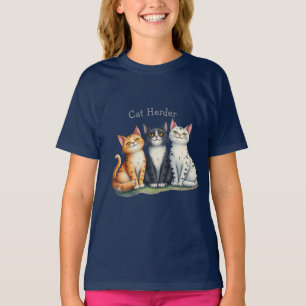 Funny Cat Herder for the Cat Lover T-Shirt
