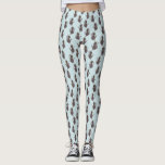 Funny Cat Humour Leggings<br><div class="desc">A funny cat washing.  Or maybe he's just doing yoga? Kiss him at your own risk!  Raise a smile from any animal lover.</div>