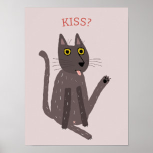 Funny Cat Humour Poster