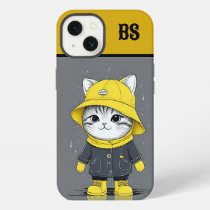 Funny Cat in Rain Boots – cat Humour iPhone 13 Case