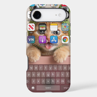 Funny Cat iPhone Home Screen Keyboard