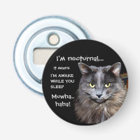 Funny Cat is Nocturnal Evil Laugh