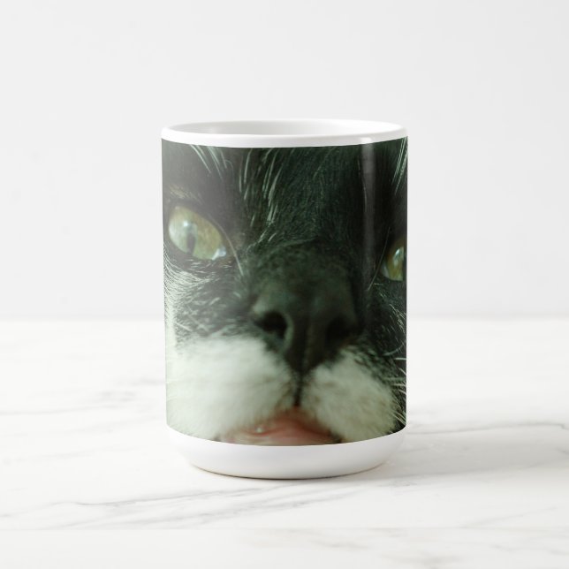 Funny Cat Kitty Pet Photo Coffee Mug (Center)