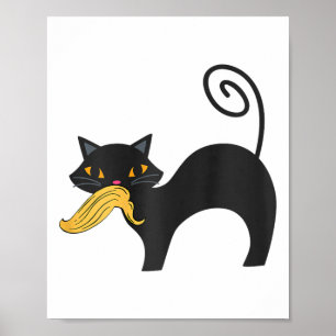Funny Cat Ladies For Kamala Harris Anti Trump Femi Poster